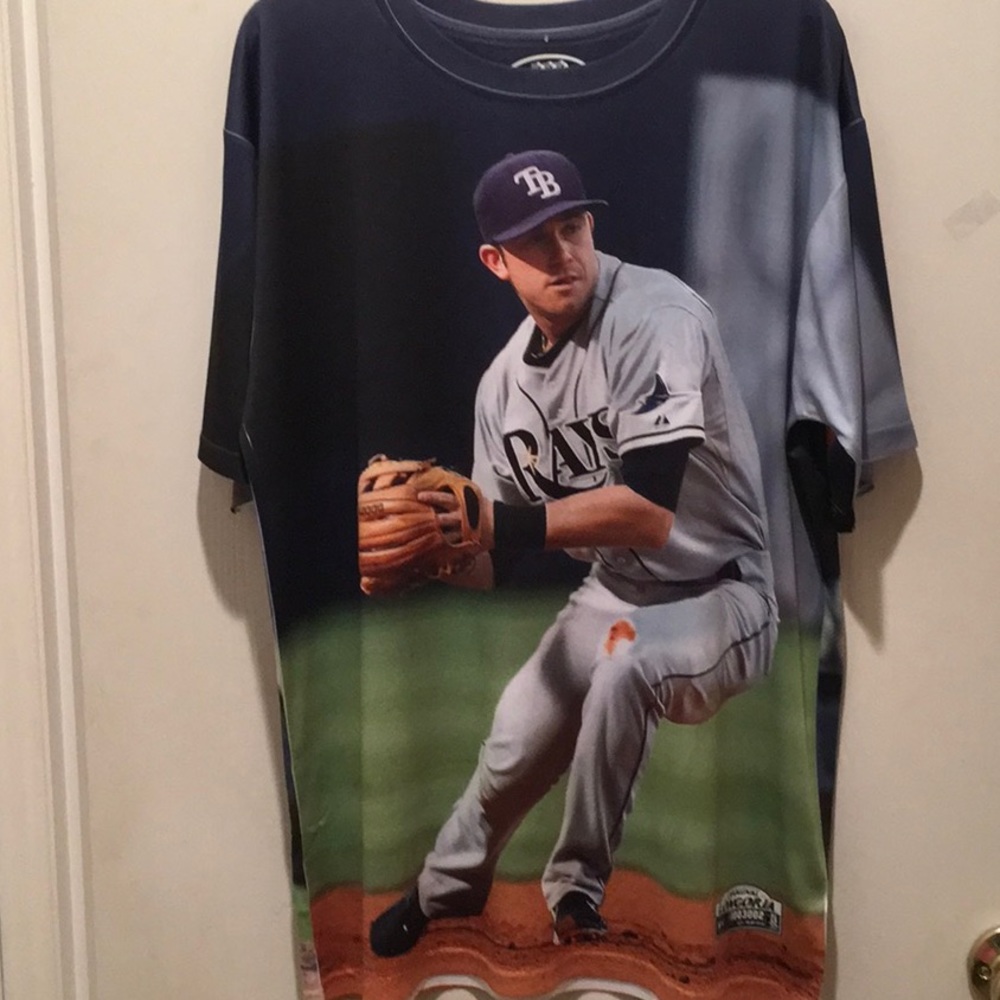EVAN LONGORIA BASEBALL RETRO SHIRT BY THREE60 SzL!